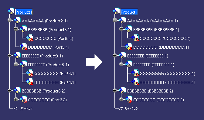 Productのインスタンス名をパーツ番号と同じにするマクロ Catiaマクロの作成方法 Liclog
